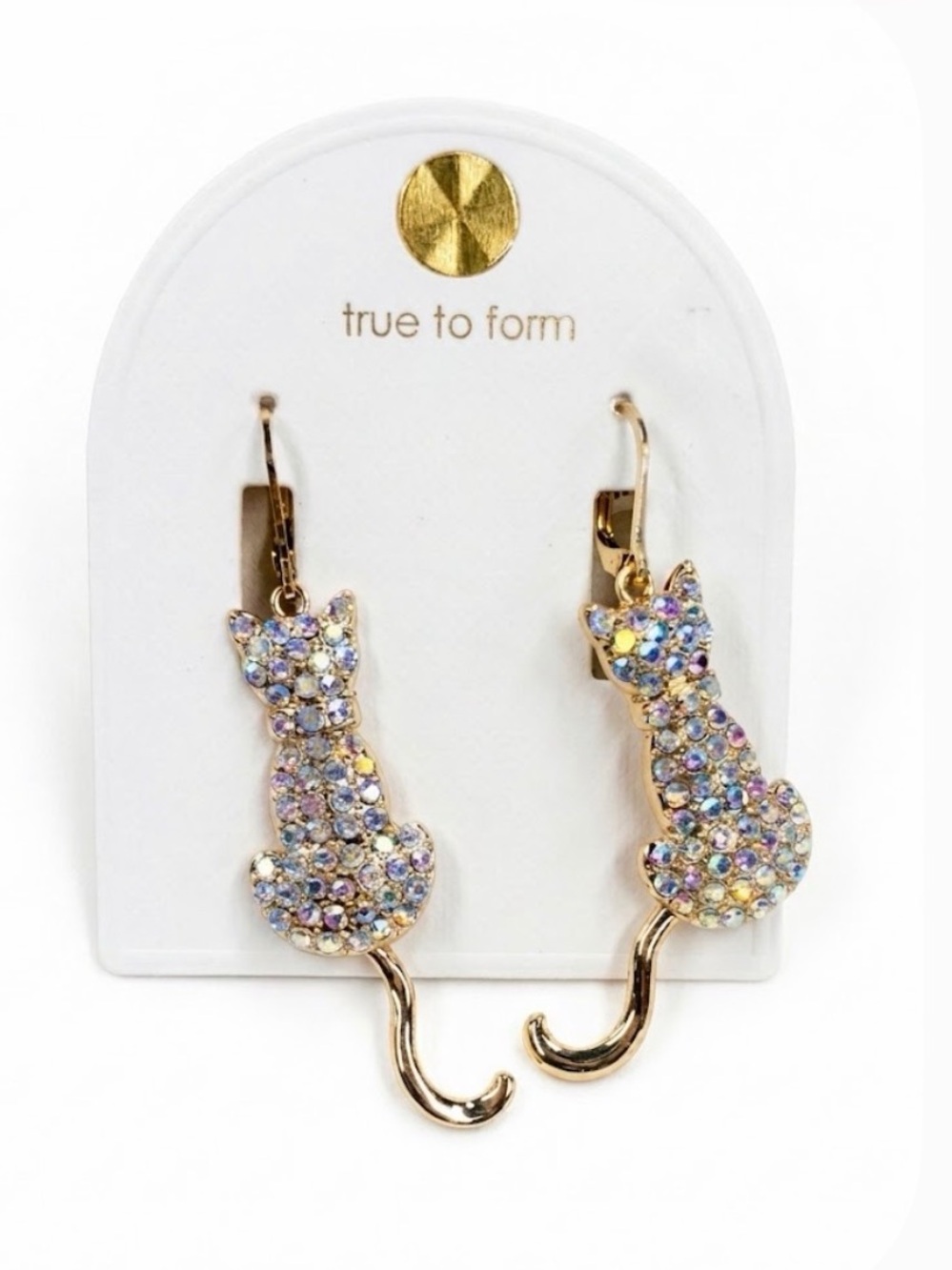 NWT ⚜️💎⚜️ True to Form Cat Earrings